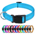 Reflective Nylon Adjustable Dog Collar with Quick Release Buckle H998409