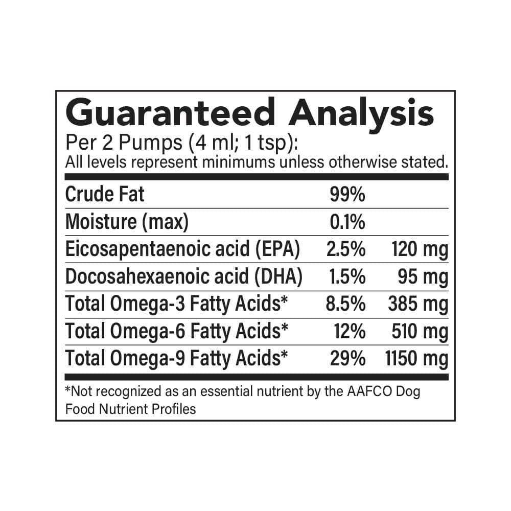 Salmon Oil for Dogs Omega 3 Supplement N9599