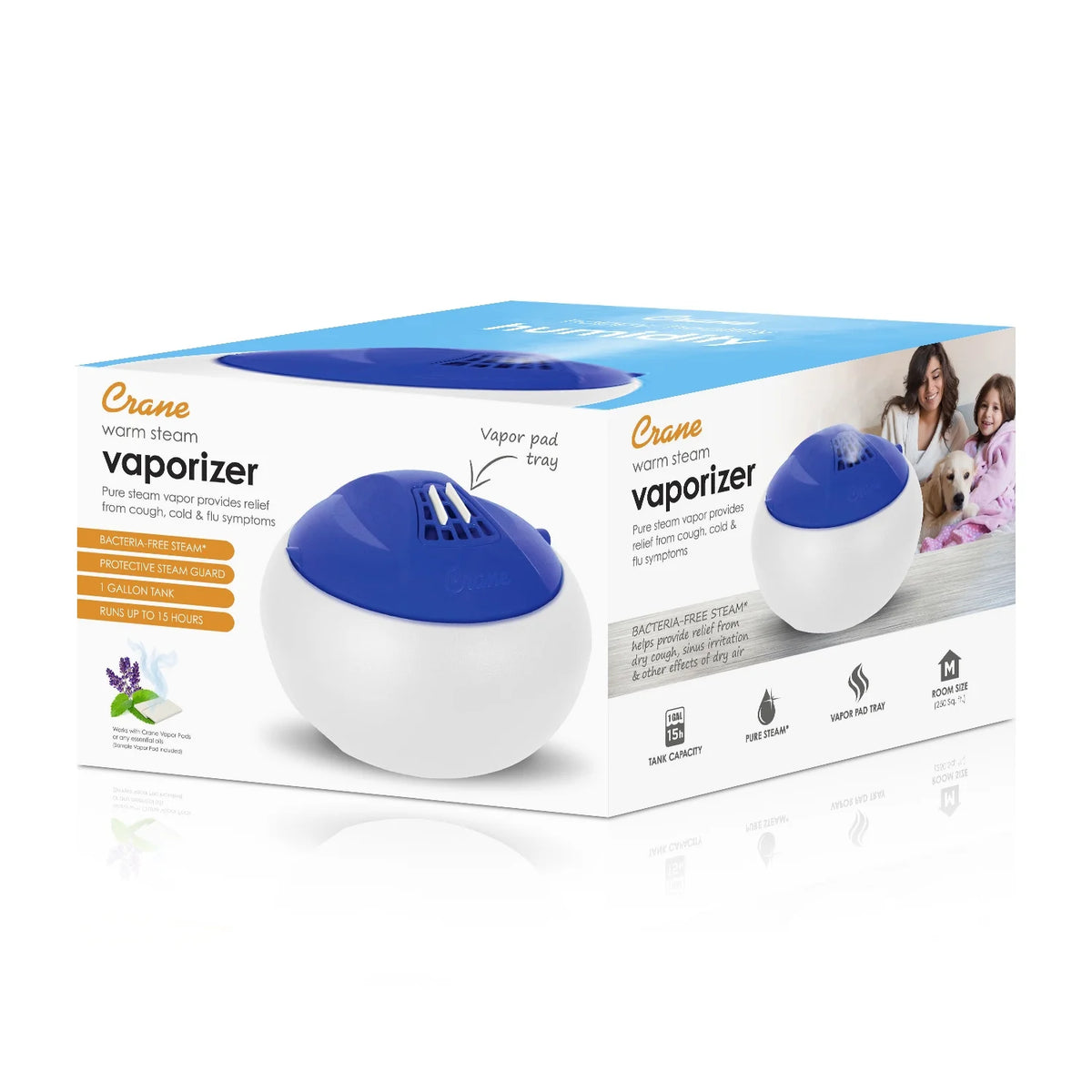 Blue Warm Steam Vaporizer E25890