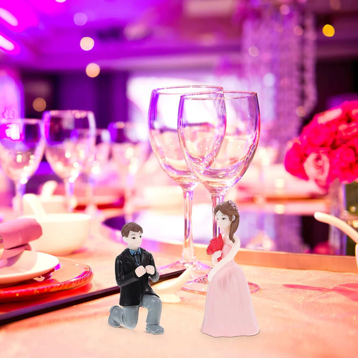 Mini Couple Doll Christmas Decorations X693026