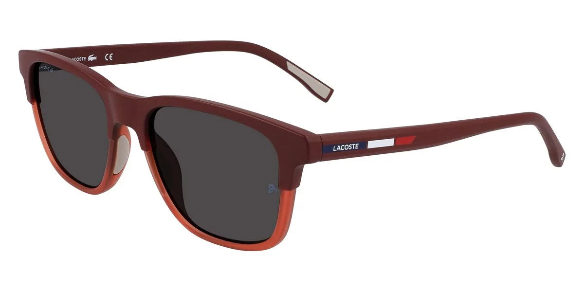 Matte Red Rectangle Sunglasses E600