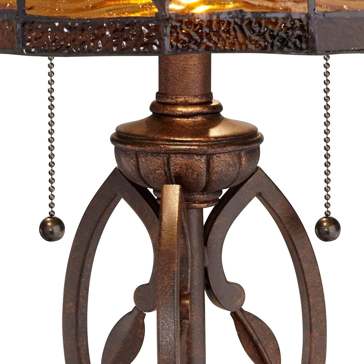 Bronze Stained Glass Table Lamp M331