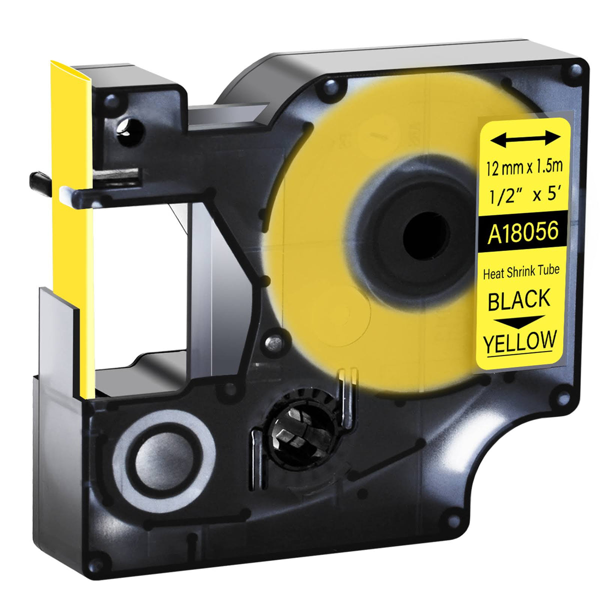 20pk Black on Yellow Heat Shrink Tubes N86225