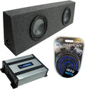 Dual 12 Sub Box & Amp R2256
