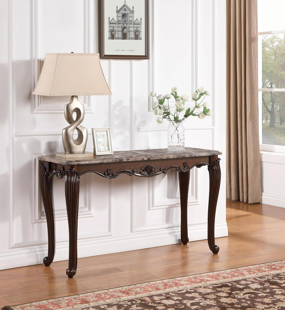 Marble Rectangular Sofa Table E484