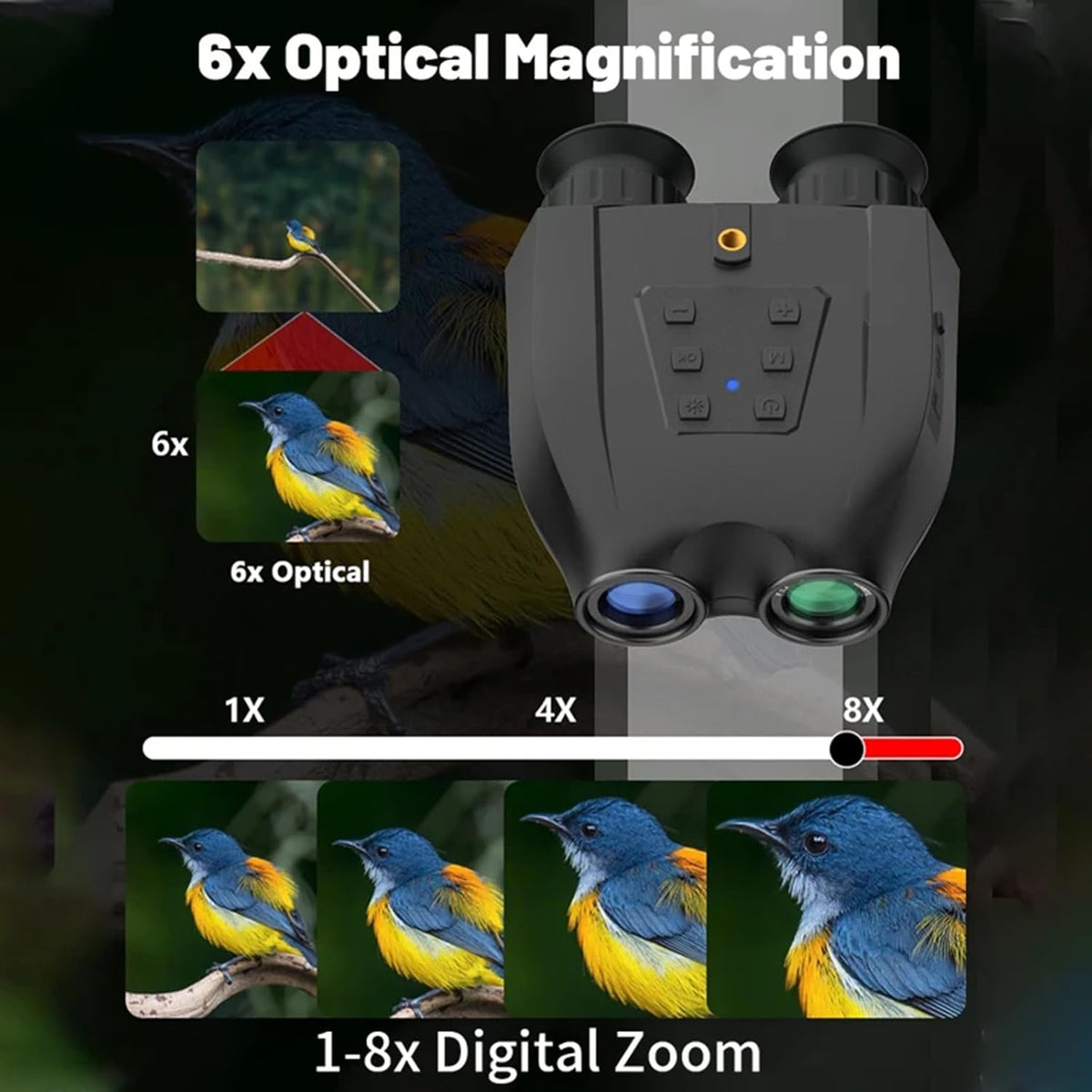 Digital Infrared Night Vision Binoculars with 8X Digital Zoom G5351
