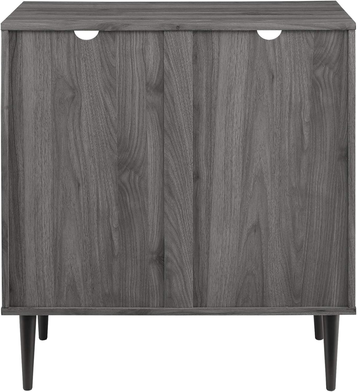 Slate Grey 30 Inch Metal Wood Buffet and Bar Cabinet G16382