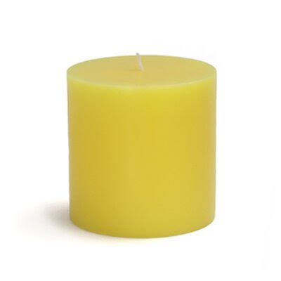 Unscented Paraffin Pillar Candle Set of 24 W6886