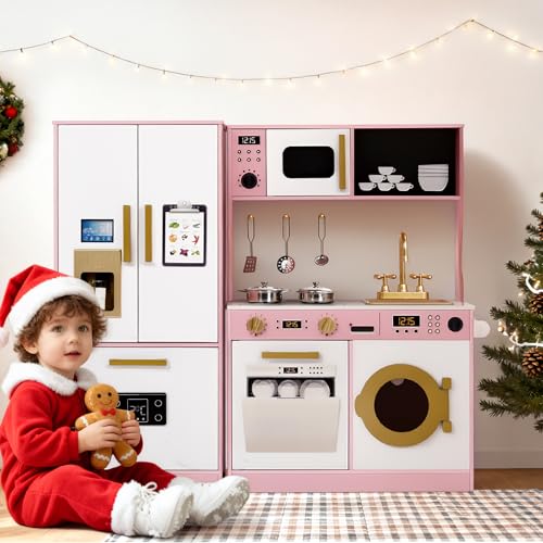 White Wooden Kids Play Kitchen B396