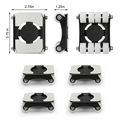 Heavy Duty Furniture Lifter 4 Appliance Roller 880 LBS Load Capacity Wheels Adjustable Height Lifting Tool Lever C22279