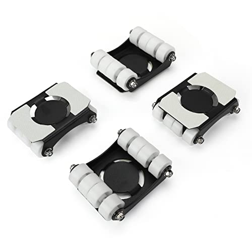 Heavy Duty Furniture Lifter 4 Appliance Roller 880 LBS Load Capacity Wheels Adjustable Height Lifting Tool Lever C22279