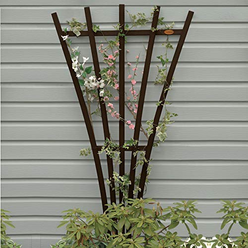White Traditional Fan Trellis Z9452