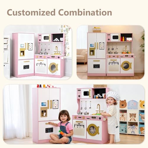 White Wooden Kids Play Kitchen B396