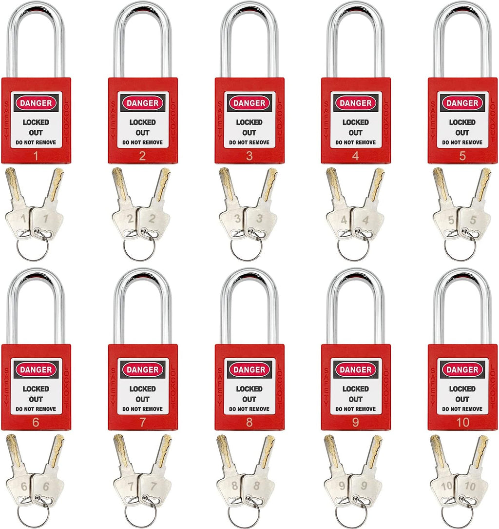 Lockout Tagout Station with 10 Padlocks, 2 Hasps, 20 Tags P513