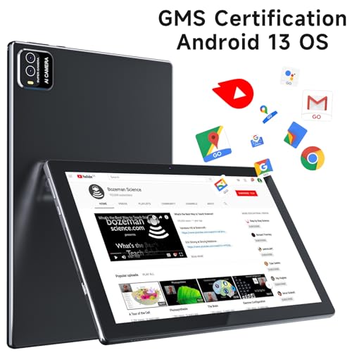 10 Inch 2 in 1 Tablet with Keyboard, 8 GB+128 GB+1 TB, Black O119