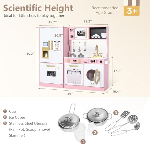 White Wooden Kids Play Kitchen B396