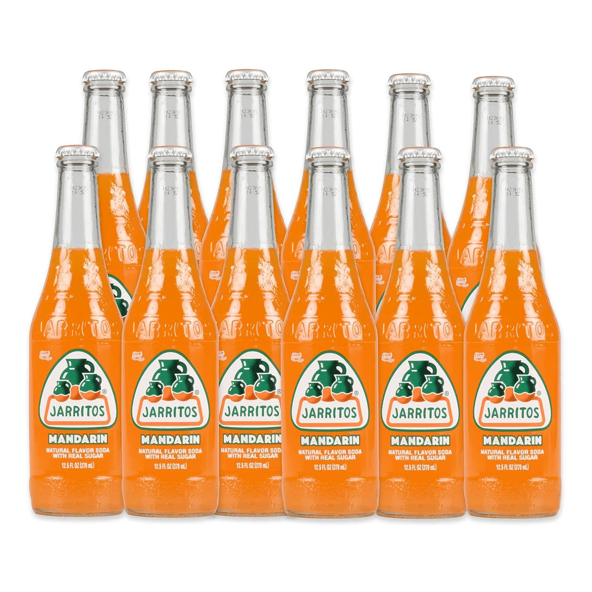 Mandarin Natural Flavor Soda With Real Sugar 12/12.5 fl. oz. glass bottles (12-Pack) I669047