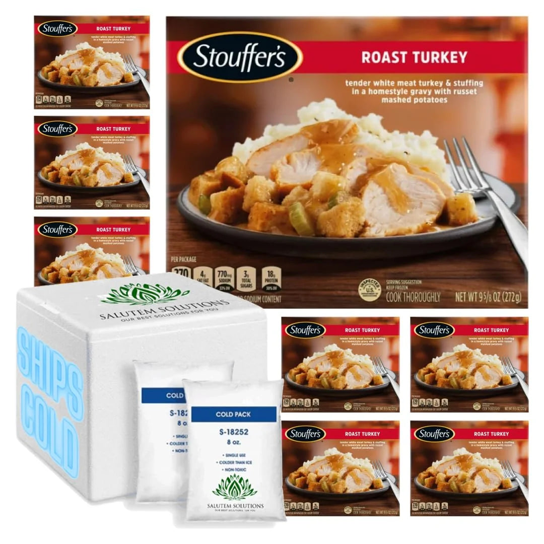 9.625 oz Frozen Turkey Meal, Pack of 8 W9320