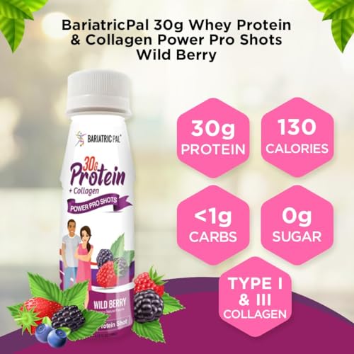 30g Whey Protein & Collagen Pro Shots - Wild Berry (24 Bottles) K2409