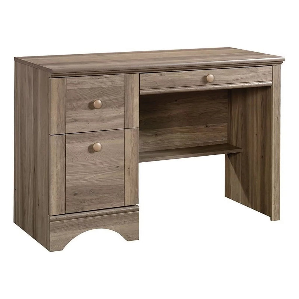 Engineered Wood Computer Desk in Salt Oak R862094