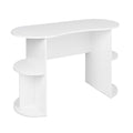 Compact Student Desk with Storage in White F610978