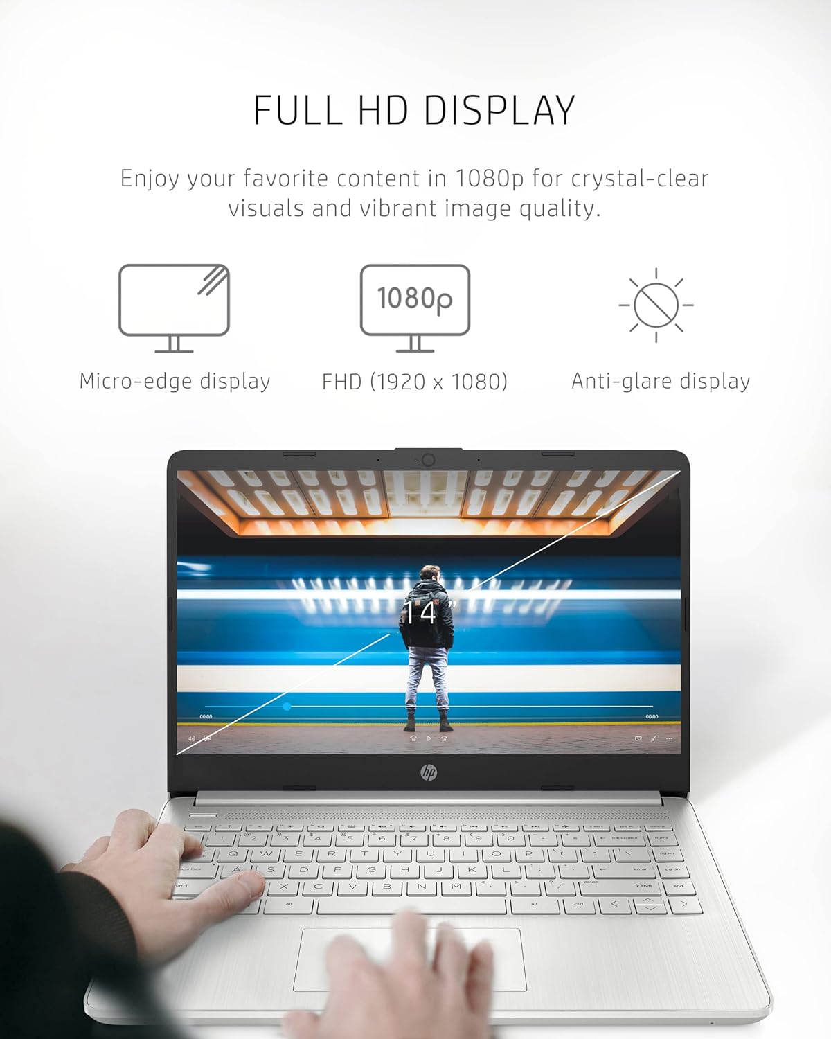 14-inch Full HD AMD Ryzen 5 Laptop J61745