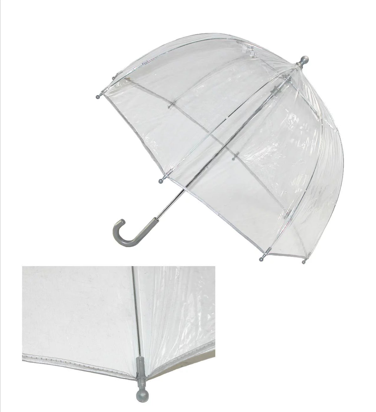 Blue Kids Clear Bubble Umbrella L809