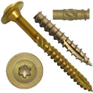 Construction Lag Screw Exterior Coated Torx/Star Drive R7604