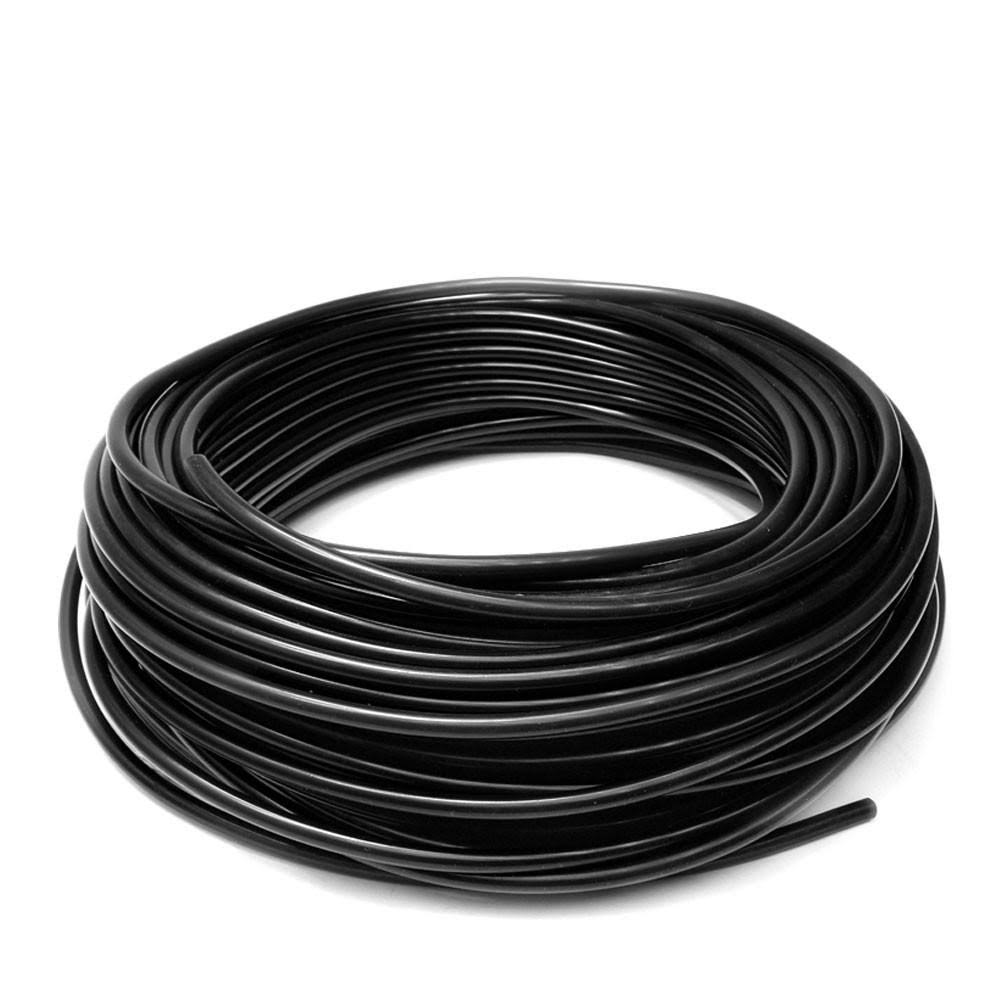 9/32 inch (7mm) ID Black High Temp Silicone Vacuum Hose - 50 Feet Pack V3392