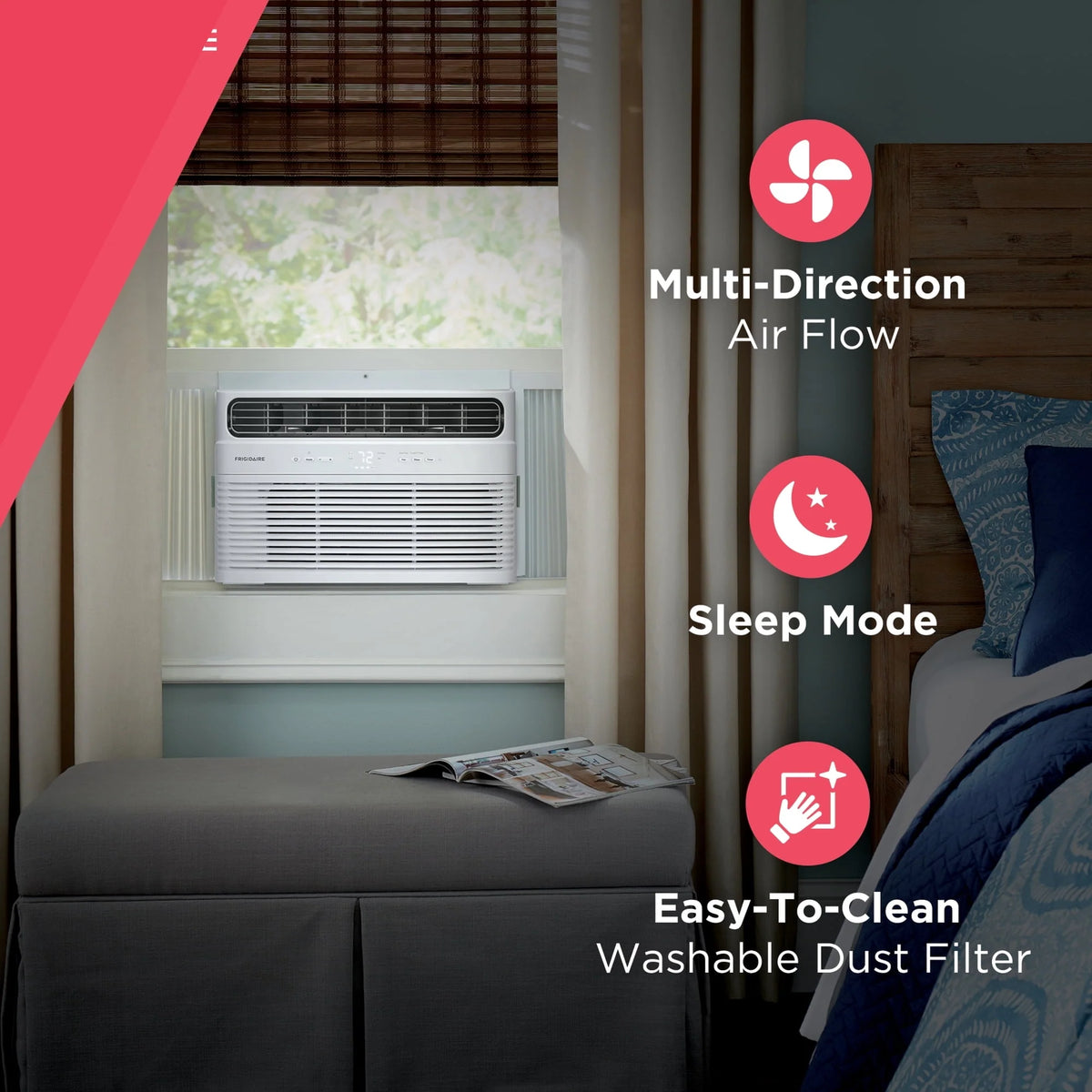 5,000 BTU Window Air Conditioner with Remote Control L660072