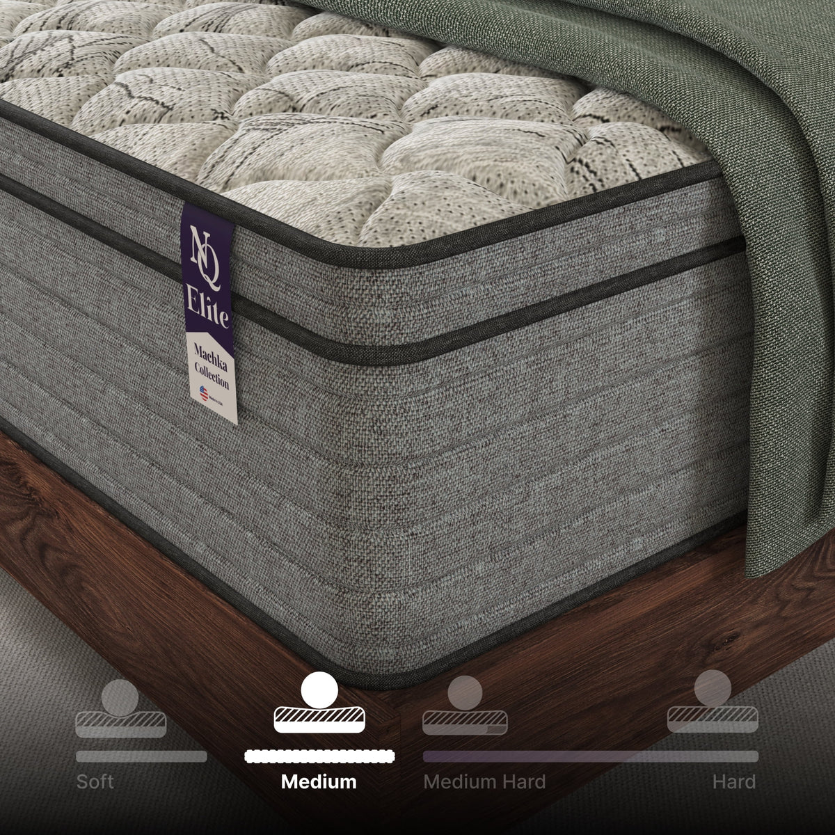 Queen Size Hybrid Memory Foam Pocket Spring Mattress Q693536