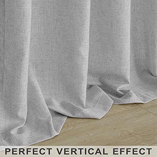 Sheer Linen Blended Curtains H2601
