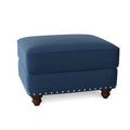 Classic Indigo Rectangle Ottoman K187