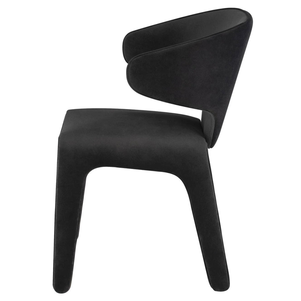 Peach Velour Dining Chair B328