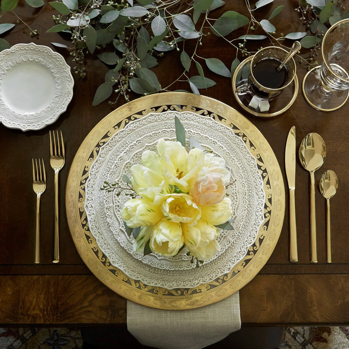 Gold Salad/Dessert Plate B17351