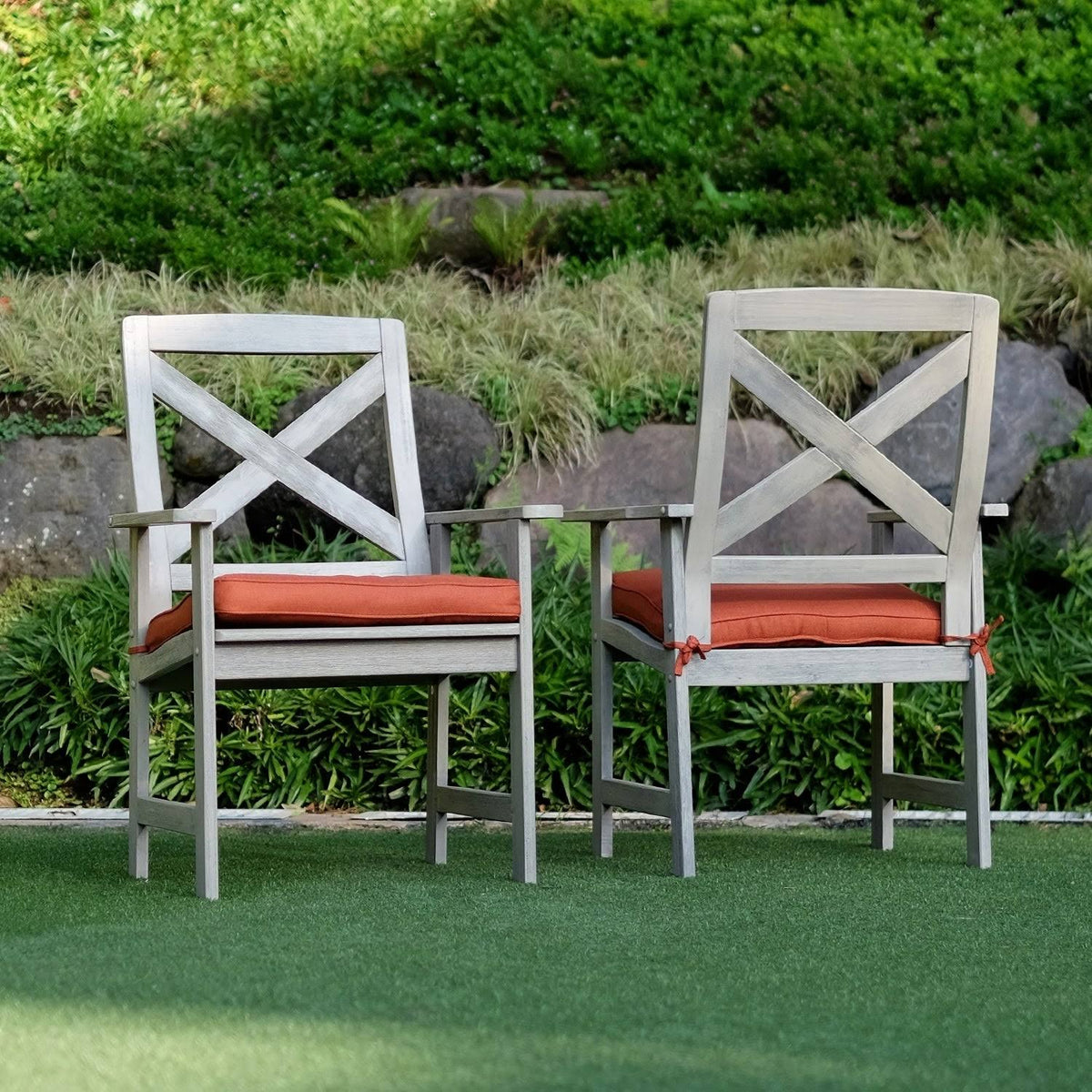 Gray Dining Chair Set of 2 Z92860
