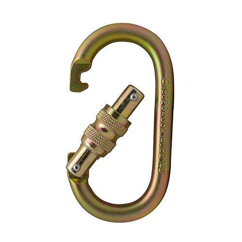 Steel Screw-Lock Oval-Shaped Carabiner W1331