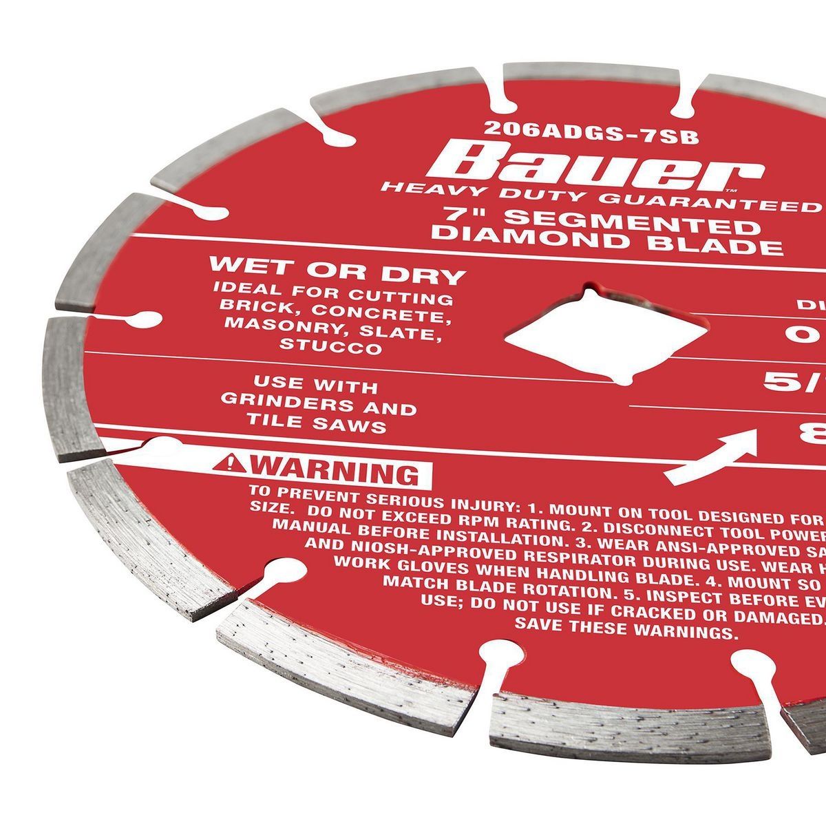 7 in. Segmented Diamond Blade O41965
