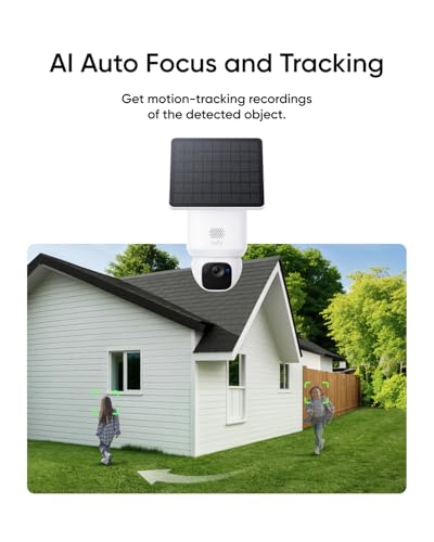 Wireless Outdoor Security Cameras, 4-Cam Kit, 2K, 360° Pan A589