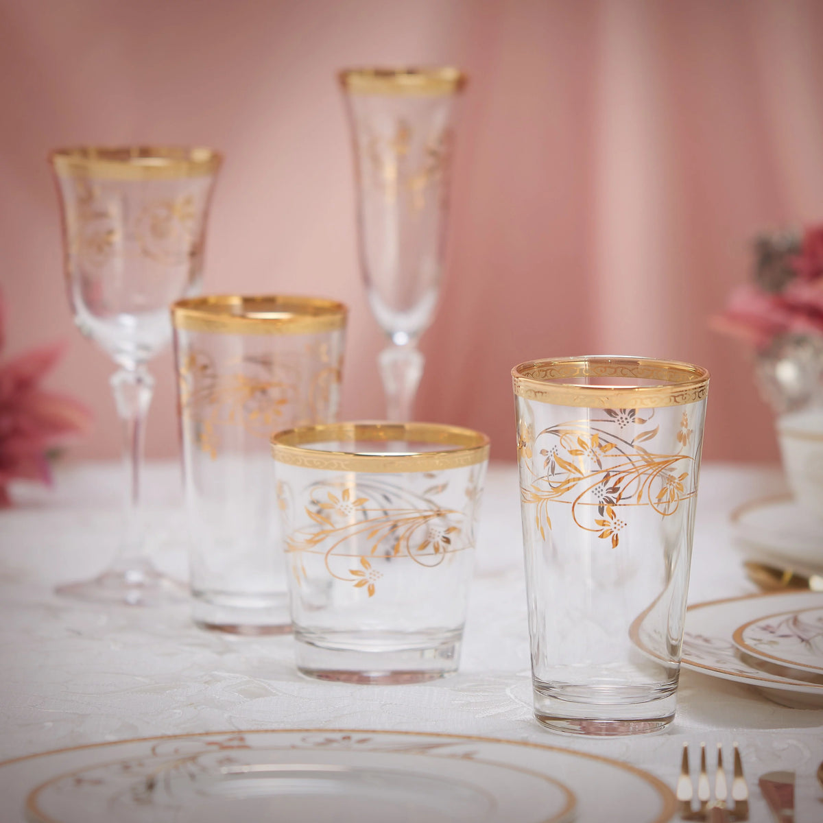 Set of 4 High Ball Glasses Z562061