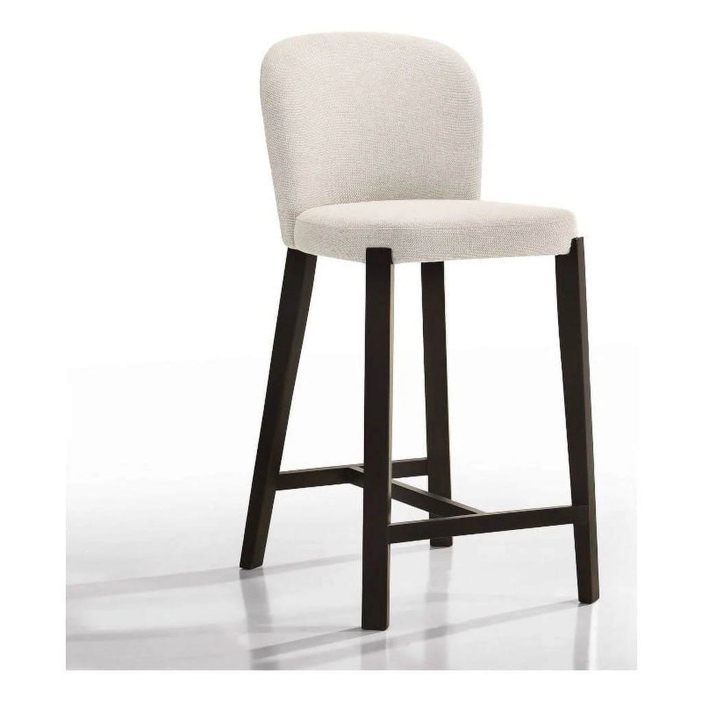 26" Solid Wood and Fabric Counter Stool R630
