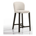 26" Solid Wood and Fabric Counter Stool R630
