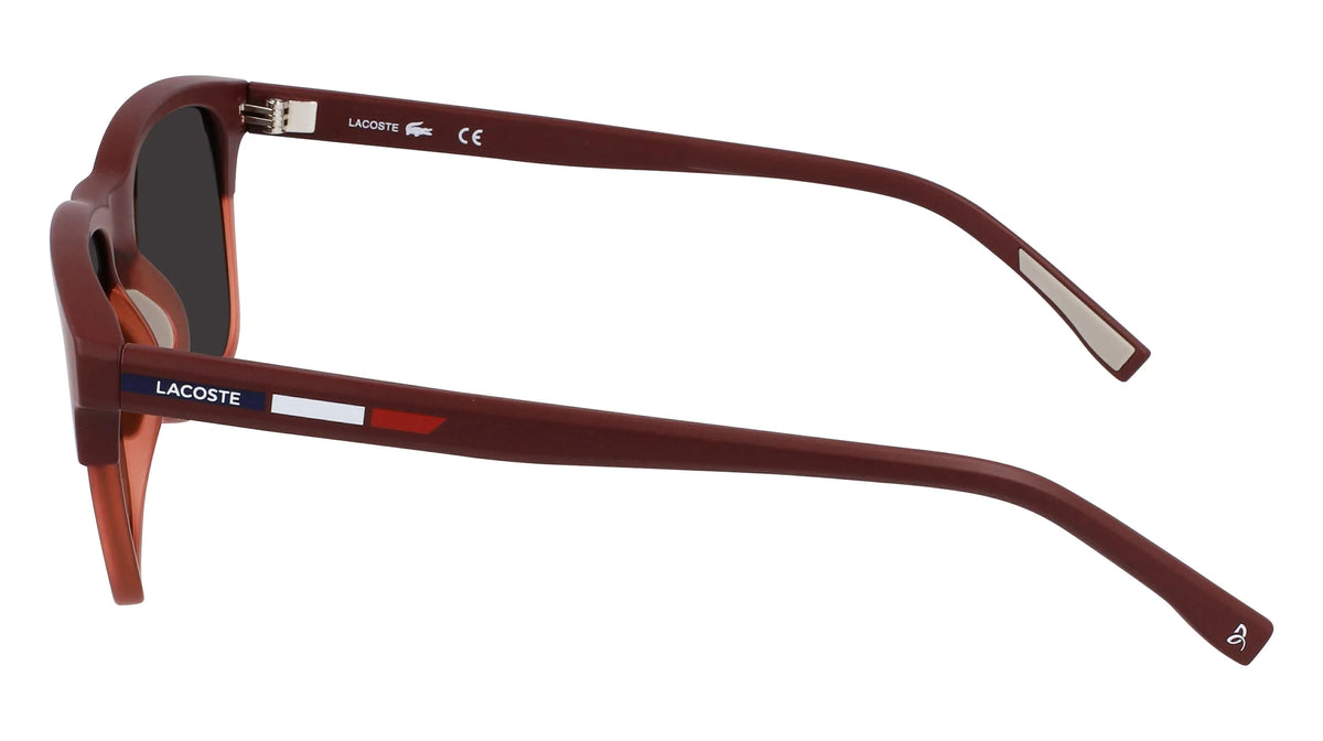 Matte Red Rectangle Sunglasses E600