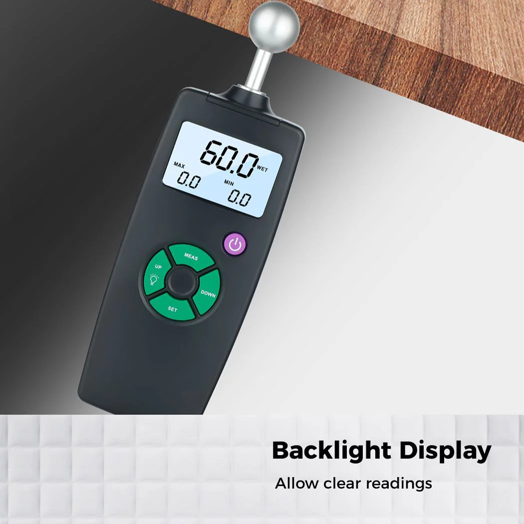 Pinless Digital Moisture Meter with LCD Display L120238