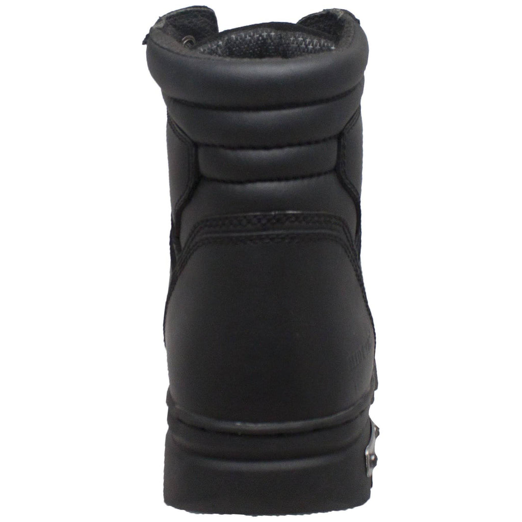 Reflective Biker Black Boots W647