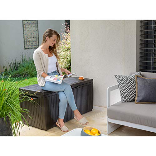 80 Gallon Resin Outdoor Storage Box with Handles N54012