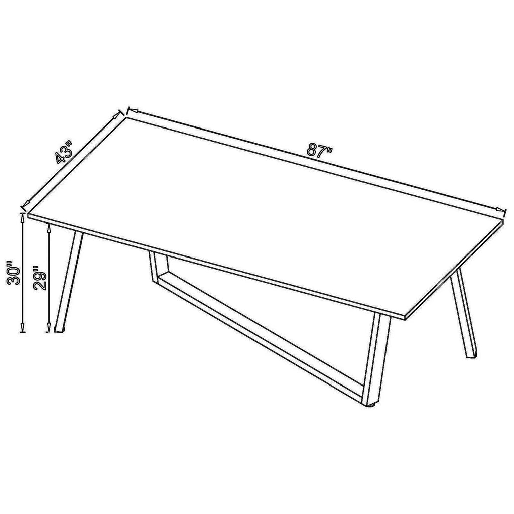 87 Inch 6 Seater Dining Table S248886