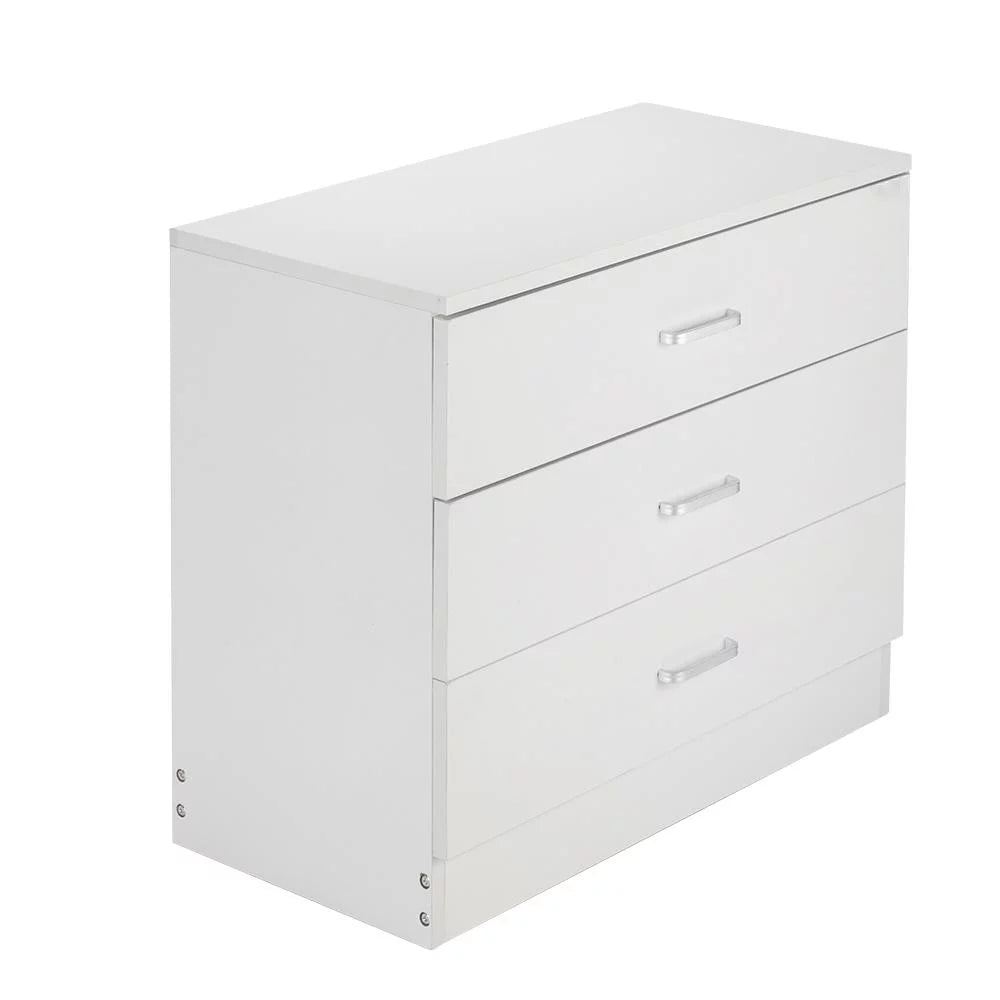 White 3 Drawer Dresser Y10490