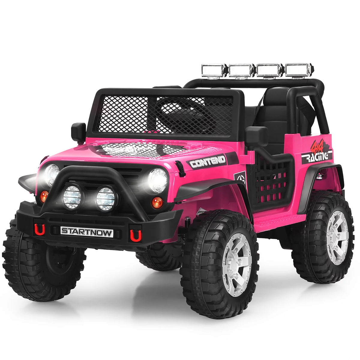 12V Kids Ride On Truck Electric Car with Lights&Music Red S207427