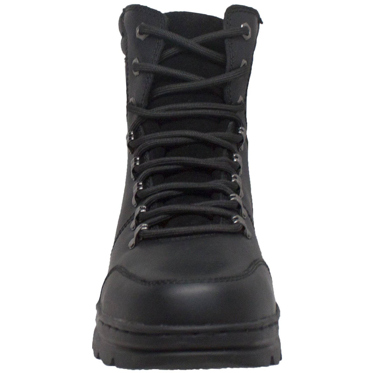Reflective Biker Black Boots W647